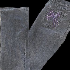 Girls Faded Glory Denim Grey Jeans
